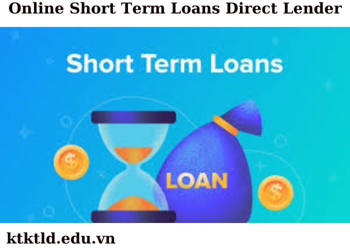 Online Short Term Loans Direct Lender