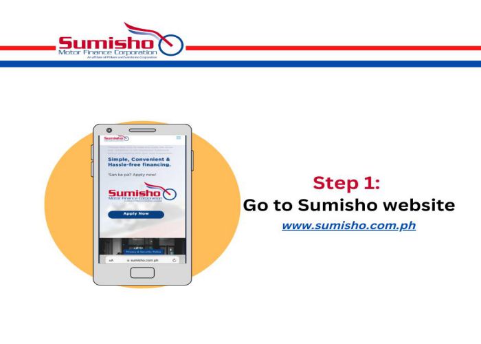 Guide to register Sumisho loan Philippines - step 1